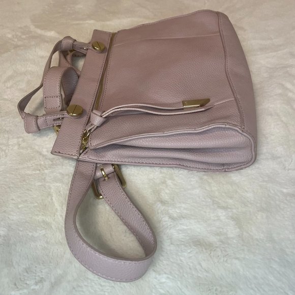 Foley + Corinna Violet Blush Vegan Leather Dione Satchel Petite Purse - Picture 7 of 8